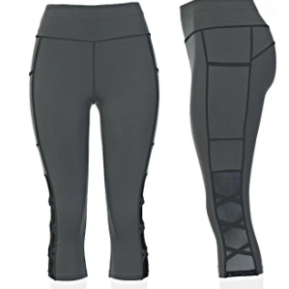 Popfit Lily Crop Leggings Black